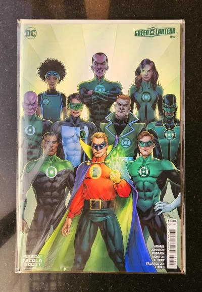 Green Lantern #15 Cover D Nicola Scott Artist Spotlight Card Stock Variant