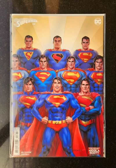 Superman #18 Cover E Nicola Scott Artist Spotlight Card Stock Variant