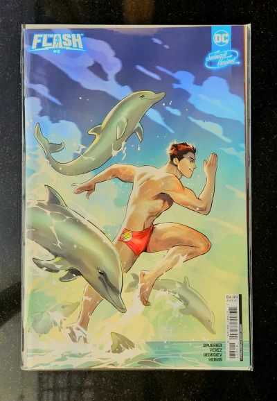 The Flash #12 Cover E Mirka Andolfo Swimsuit Card Stock Variant